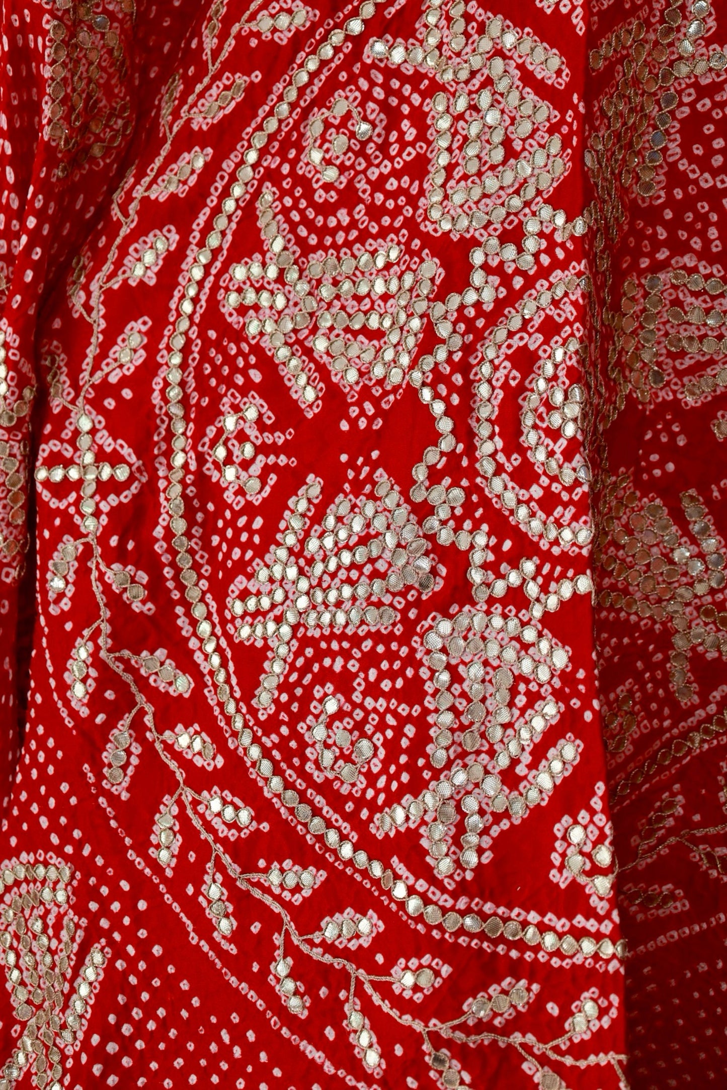 Bandhani Dupatta with Gotapatti Handwork