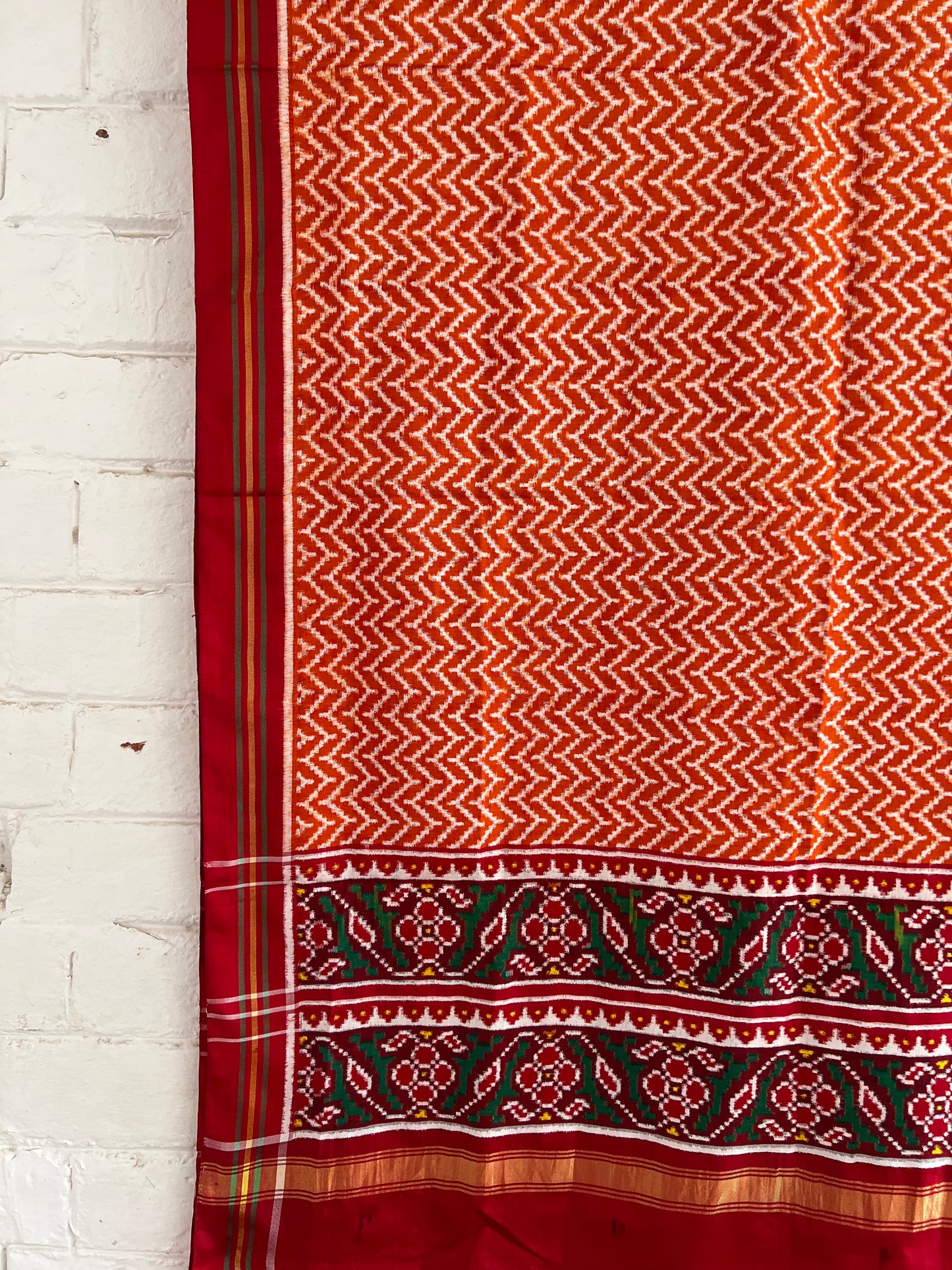 PATOLA DOUBLE IKKAT SILK DUPATTA
