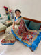 HANDPAINTED MATA NI PACHEDI SAREE