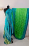 Bandhani Gajji Silk Saree with Zari Pallu