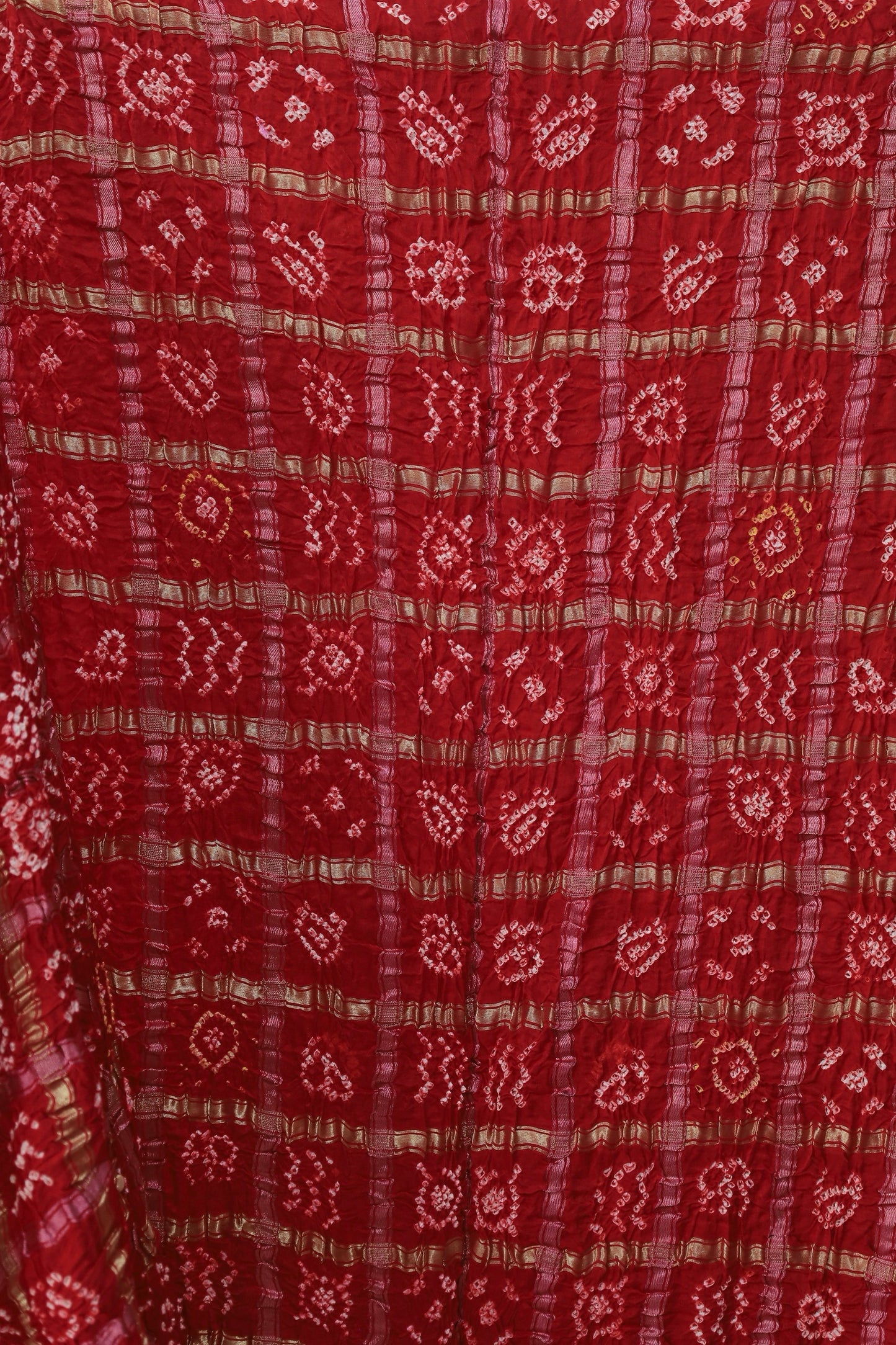 Bandhani Gharchola Gajji Silk Saree