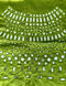 Apple Green Mirror Work Blouse Piece