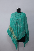 Aqua Mint Bandhani Gajji Silk Dupatta