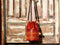 Leather Potli Bag with Thread Work