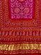 Cherry Red & Pink Bandhani Gajji Silk Dupatta