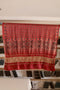Crimson Red Ajrakh Modal Silk Dupatta With Lagdi Patta