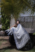 Dusk Kala Cotton Bhujodi Saree
