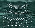 Forest Green Mirror Work Blouse Piece
