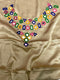 Heritage Golden Mirror Work Blouse Piece