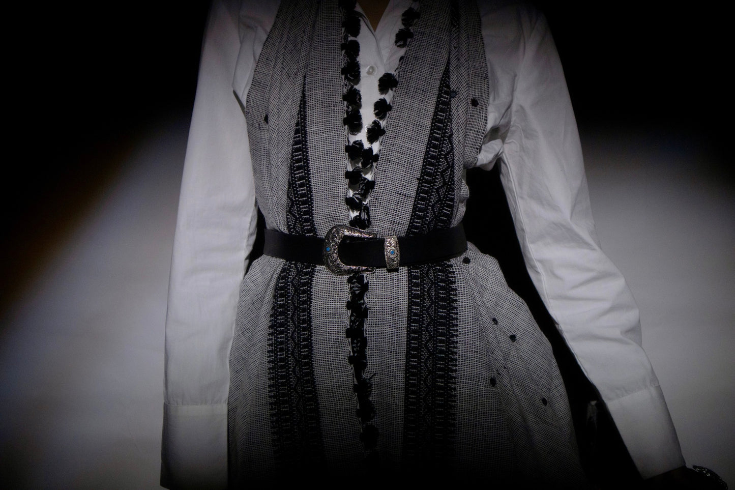 Classic handwoven woolen shawl in pearl grey designed for warmth, comfort, and refined styling