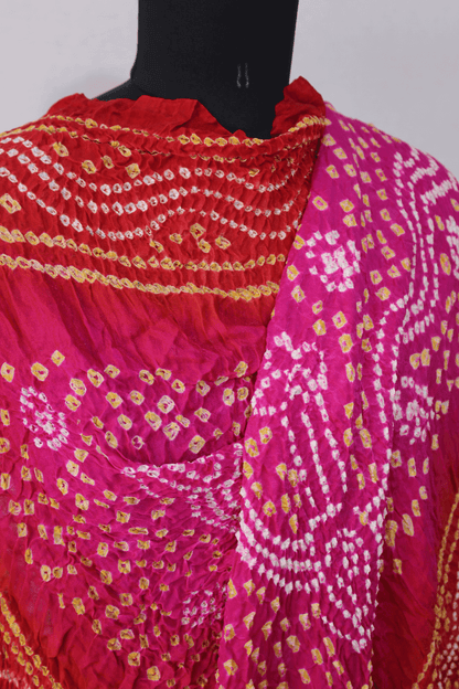 Bandhani Gajji Silk Dupatta