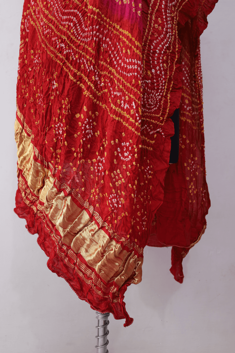 Bandhani Gajji Silk Dupatta