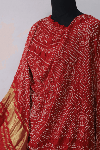 Gajji Silk Rai Bandhej Dupatta