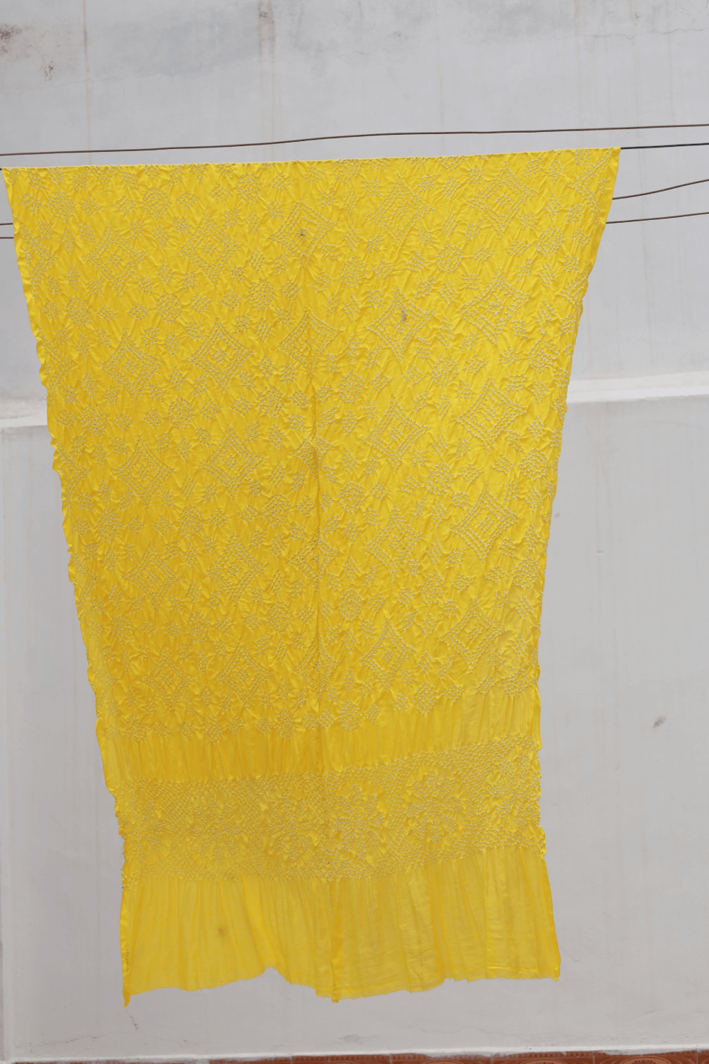 Bandhani Tussar Silk Dupatta