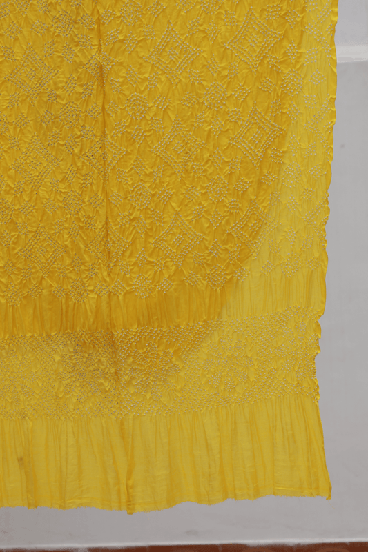 Bandhani Tussar Silk Dupatta