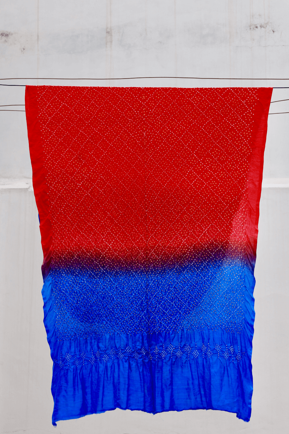 Bandhani Tussar Silk Dupatta