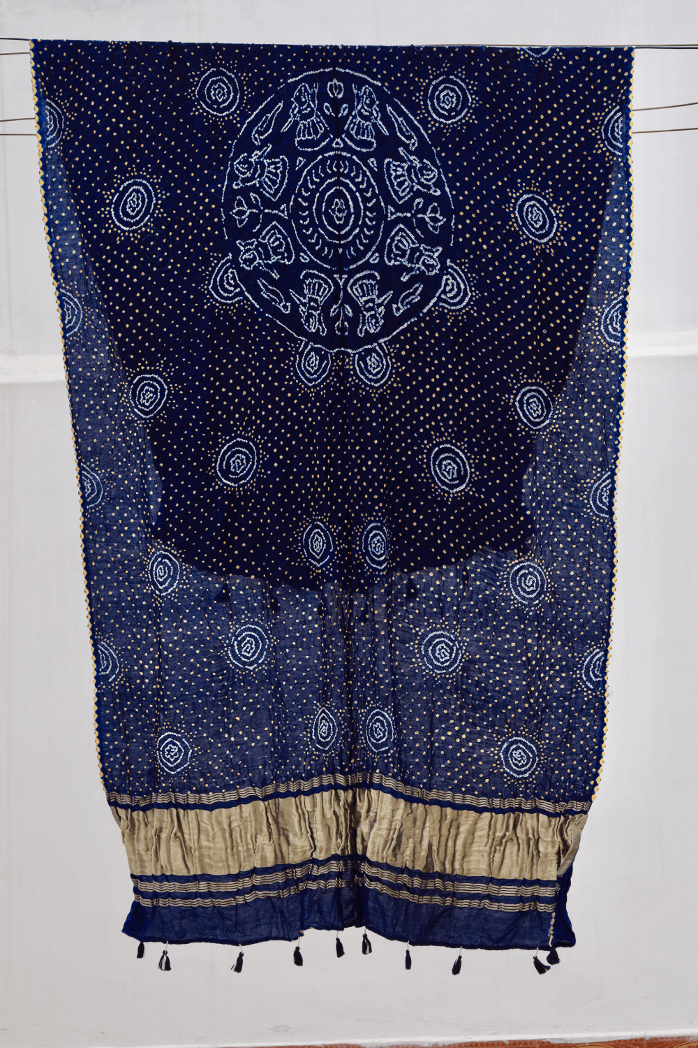 Bandhani Gajji Silk Dupatta