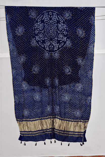 Bandhani Gajji Silk Dupatta