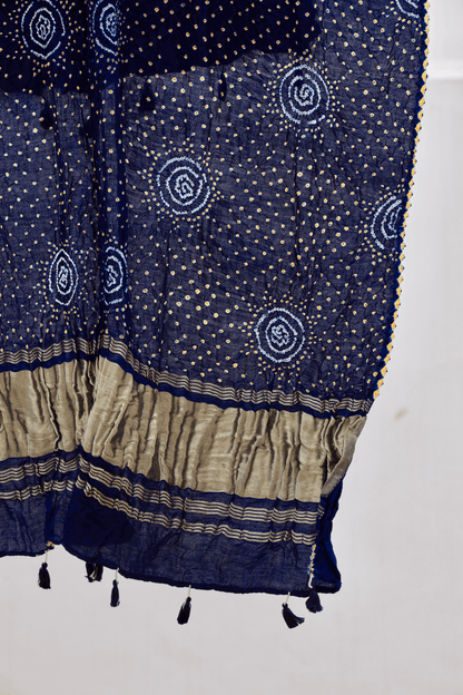 Bandhani Gajji Silk Dupatta