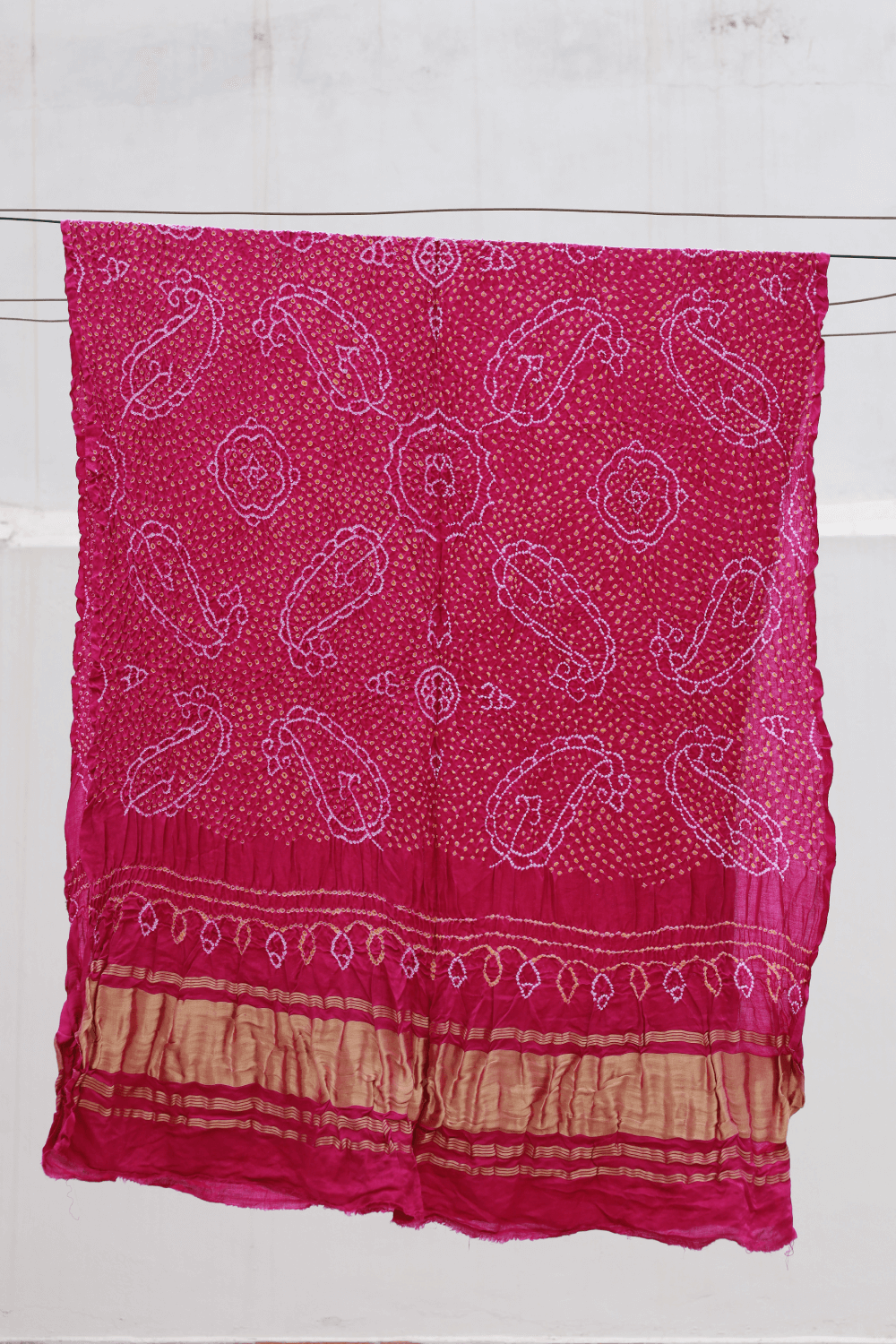 Bandhani Gajji Silk Dupatta