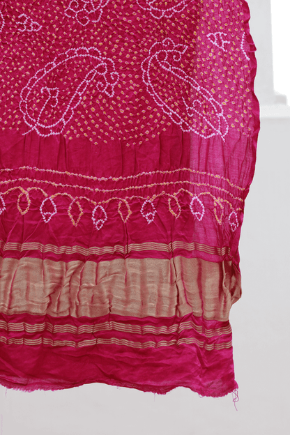 Bandhani Gajji Silk Dupatta