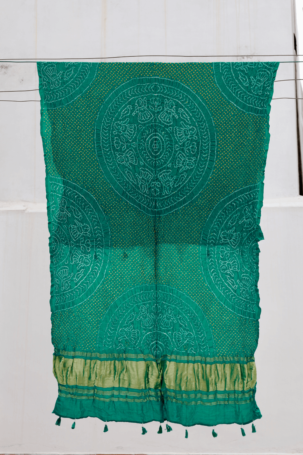 BANDHANI GAJJI SILK DUPATTA