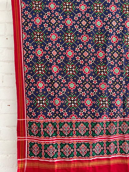 PATOLA DOUBLE IKKAT SILK DUPATTA