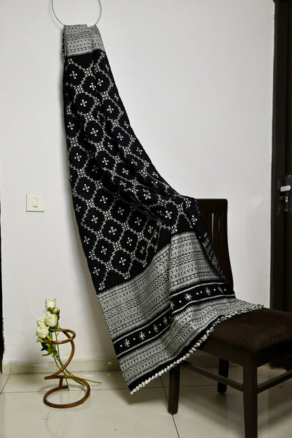 Handwoven woolen shawl