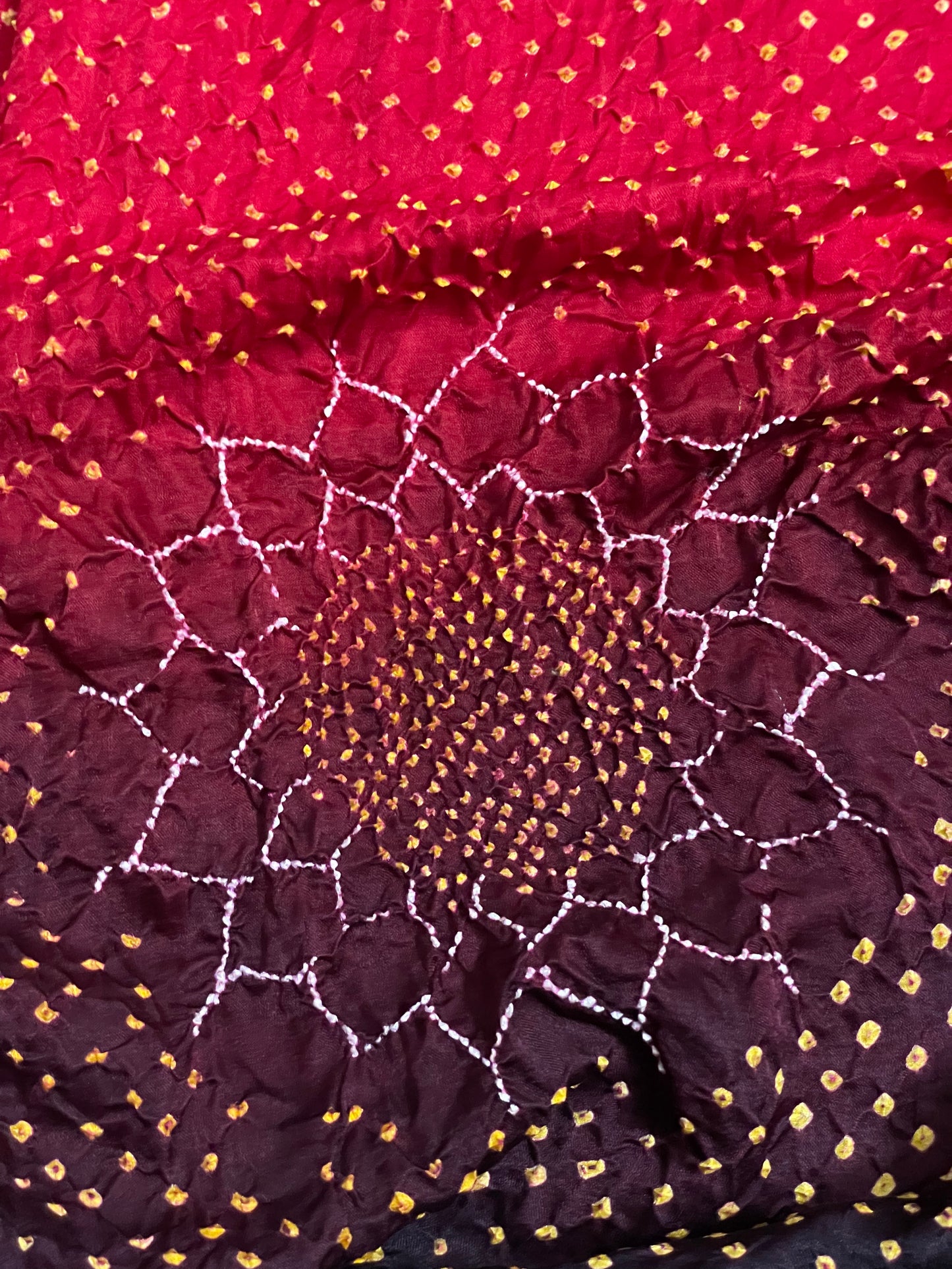 BANDHANI GAJJI SILK DUPATTA