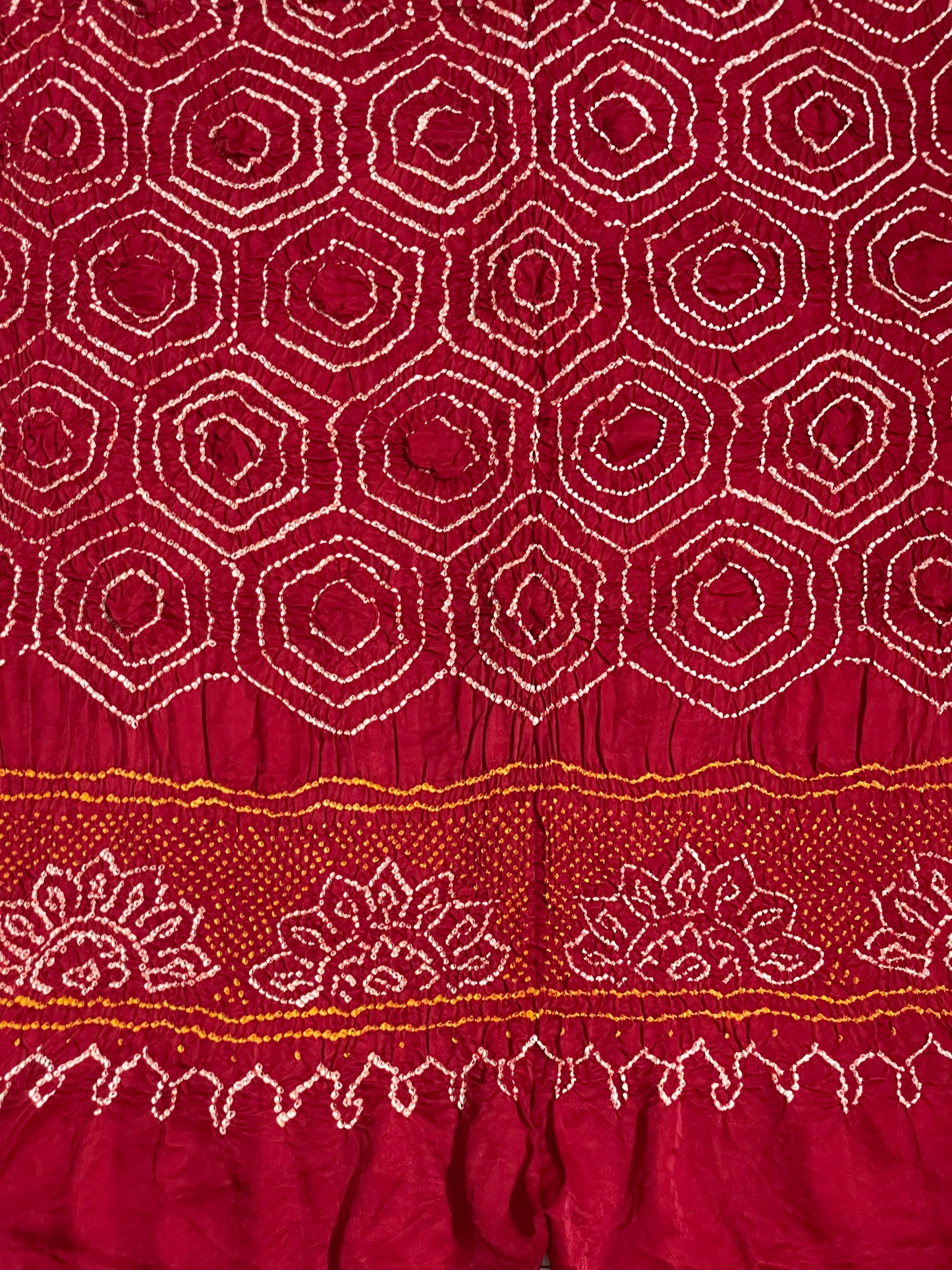 BANDHANI GAJJI SILK DUPATTA