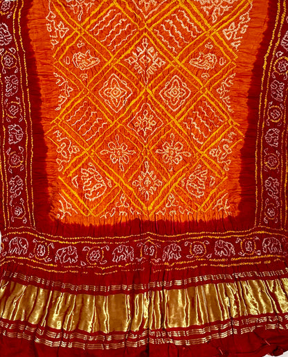 BANDHANI GAJJI SILK DUPATTA