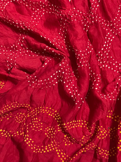 BANDHANI GAJJI SILK DUPATTA