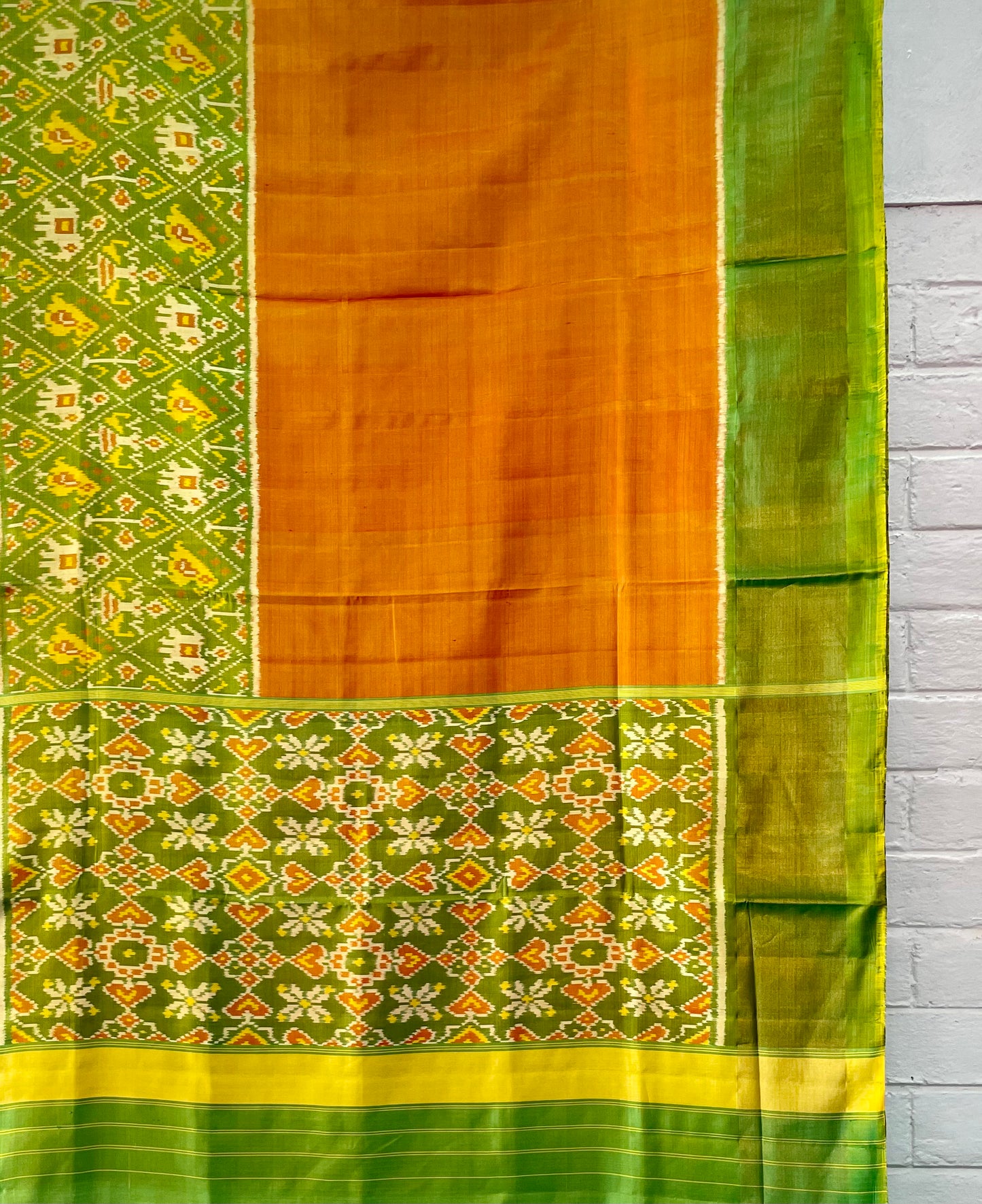 PATOLA SINGLE IKKAT SILK SAREE