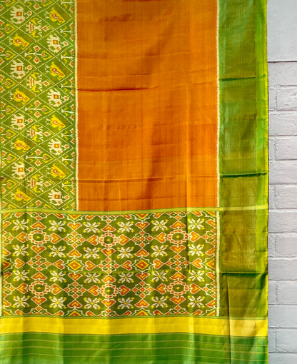 PATOLA SINGLE IKKAT SILK SAREE