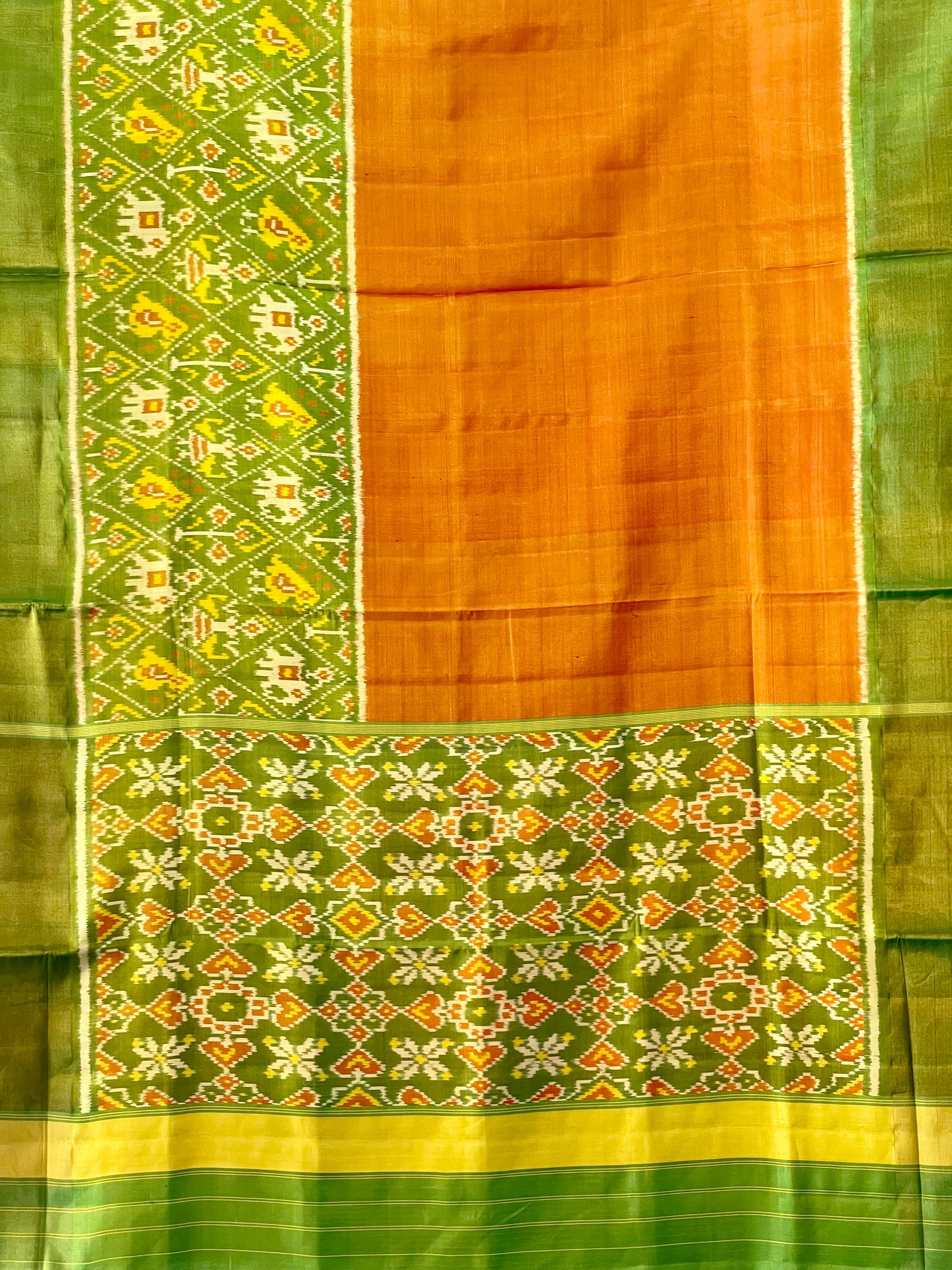 PATOLA SINGLE IKKAT SILK SAREE