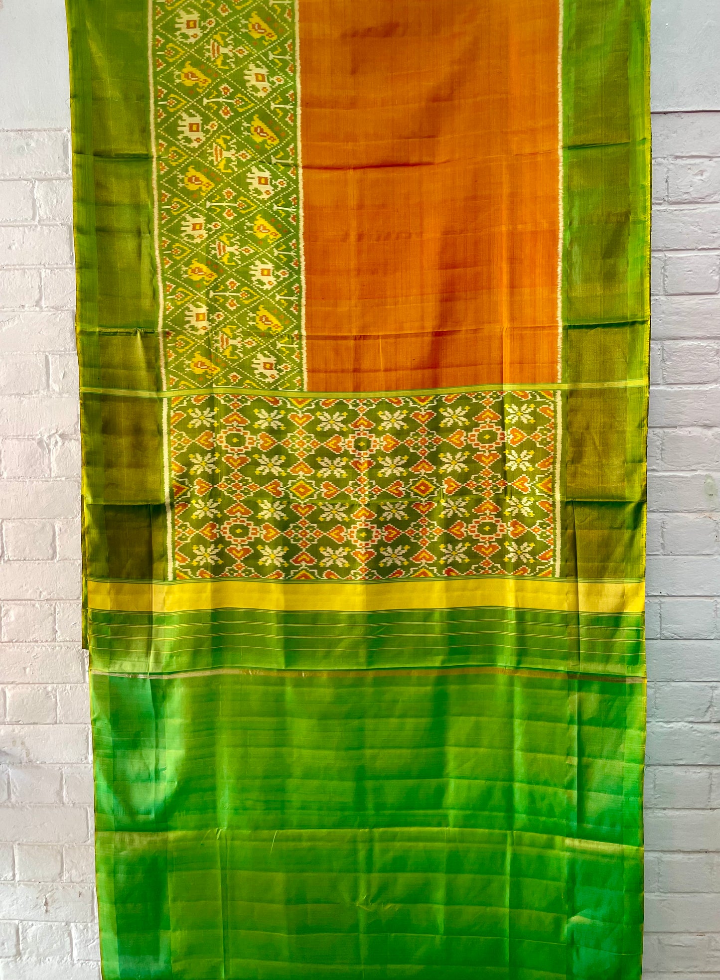 PATOLA SINGLE IKKAT SILK SAREE