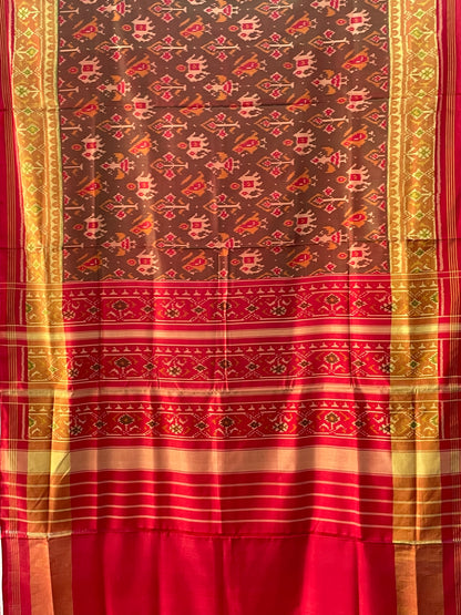 PATOLA SINGLE IKKAT SILK SAREE