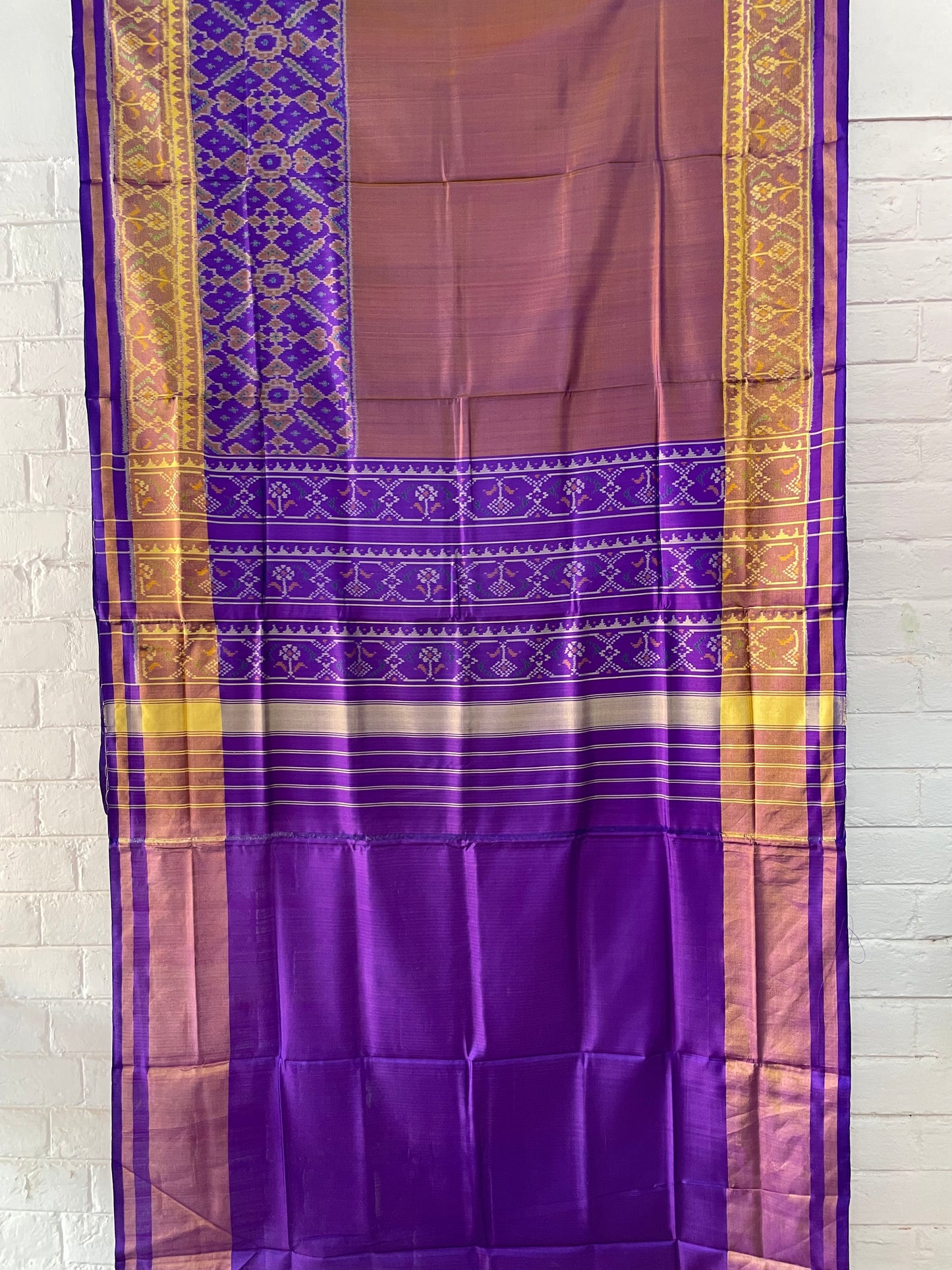 PATOLA SINGLE IKKAT SILK SAREE