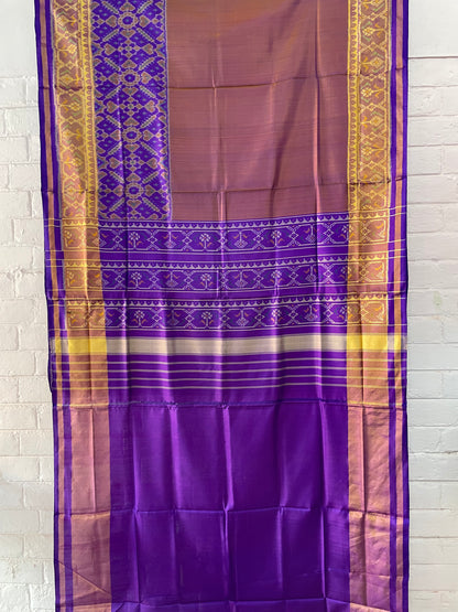 PATOLA SINGLE IKKAT SILK SAREE