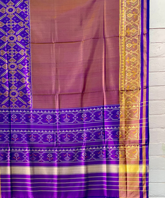 PATOLA SINGLE IKKAT SILK SAREE