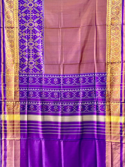 PATOLA SINGLE IKKAT SILK SAREE