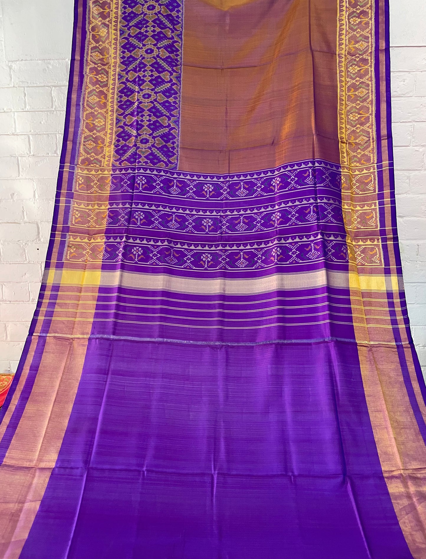 PATOLA SINGLE IKKAT SILK SAREE