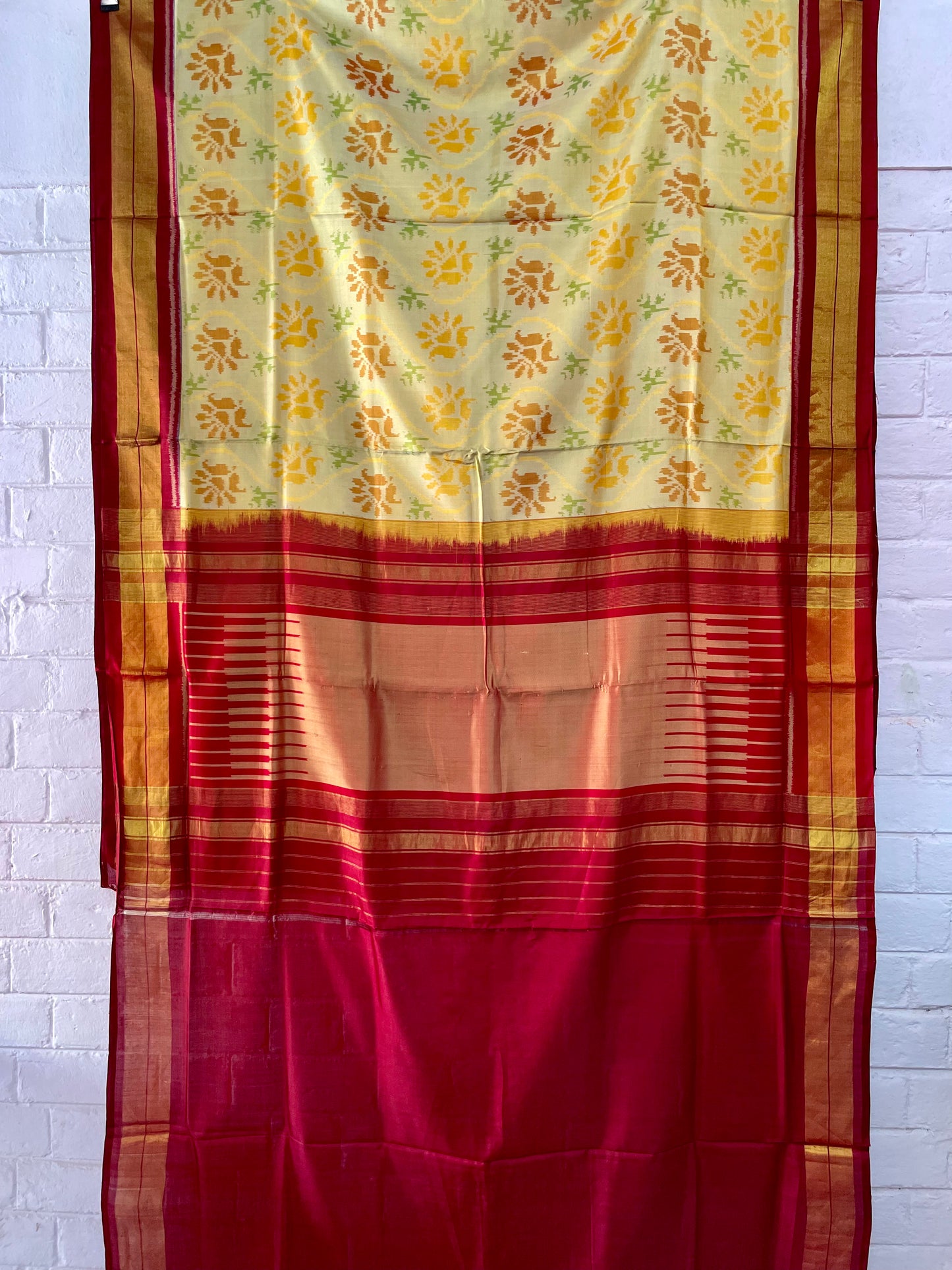 PATOLA SINGLE IKKAT SILK SAREE