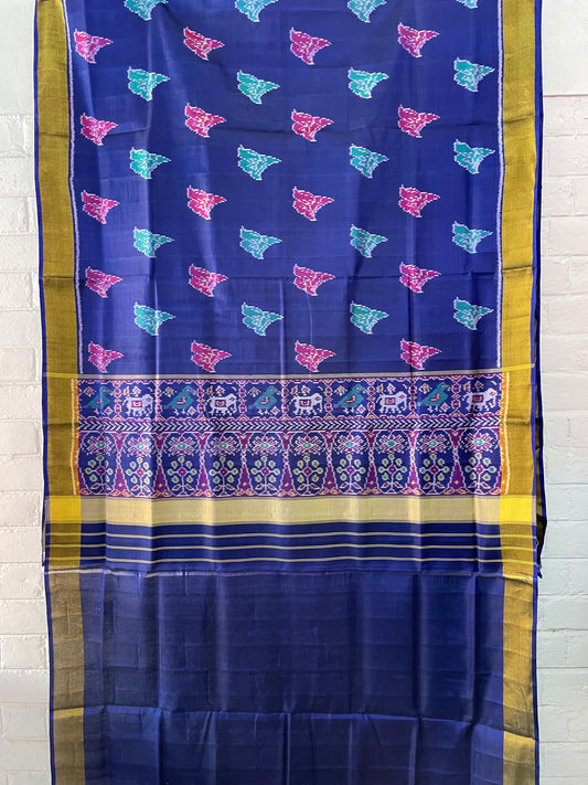 PATOLA SINGLE IKKAT SILK SAREE