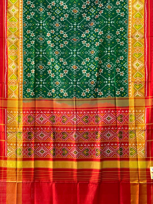 PATOLA SINGLE IKKAT SILK SAREE