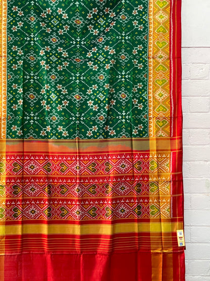 PATOLA SINGLE IKKAT SILK SAREE