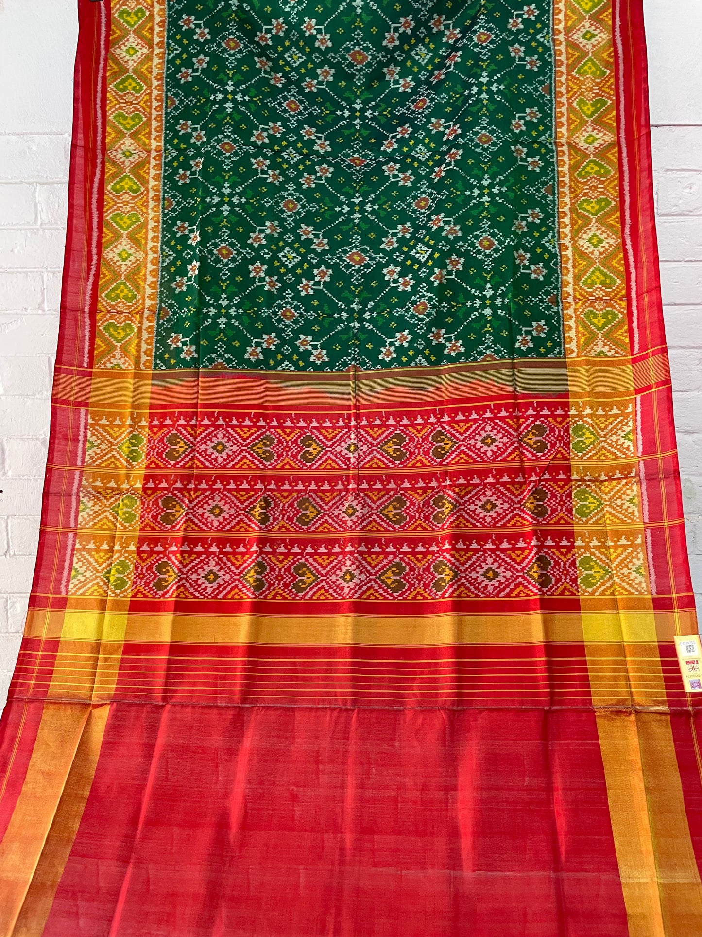 PATOLA SINGLE IKKAT SILK SAREE