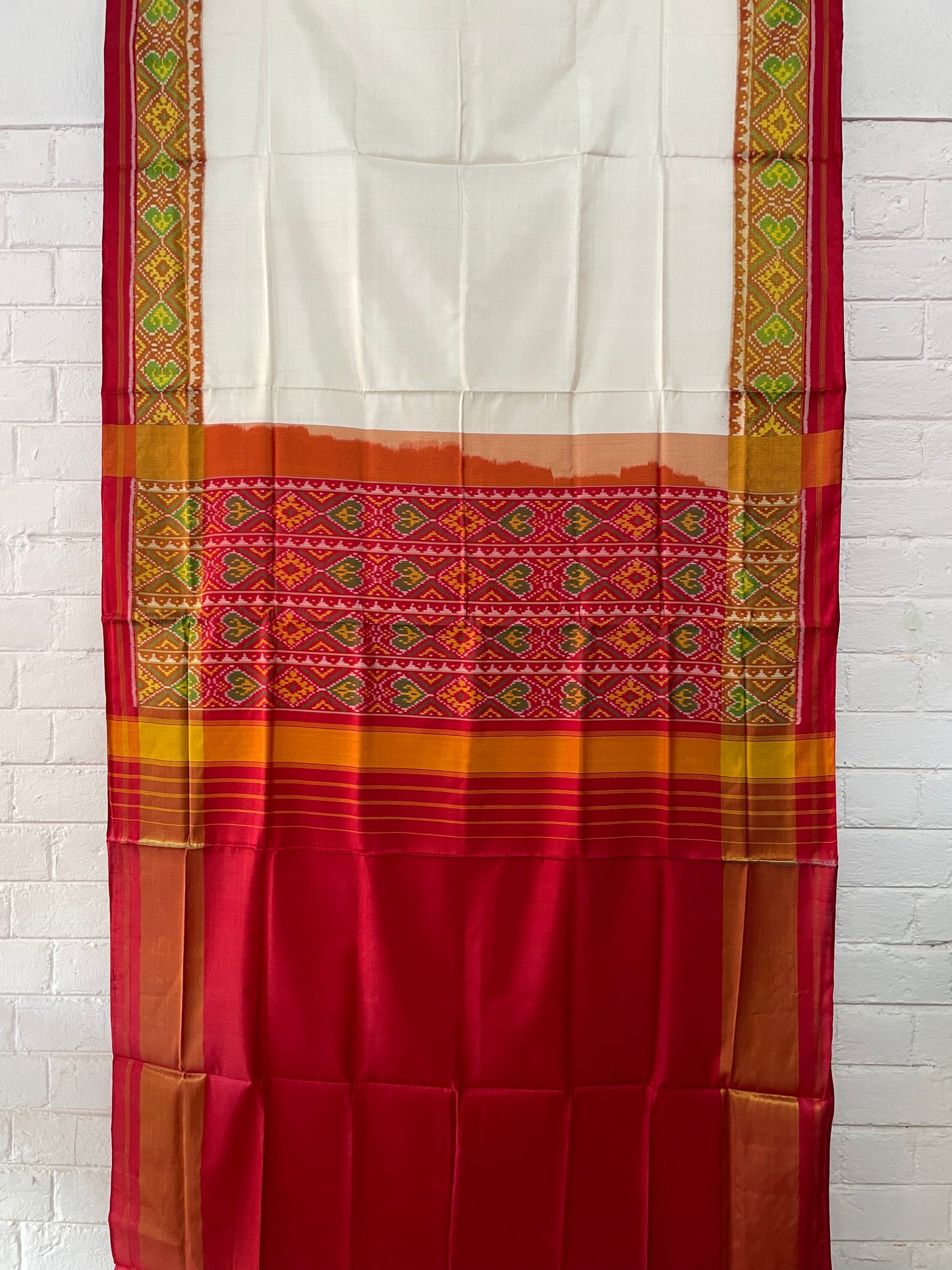 PATOLA SINGLE IKKAT SILK SAREE