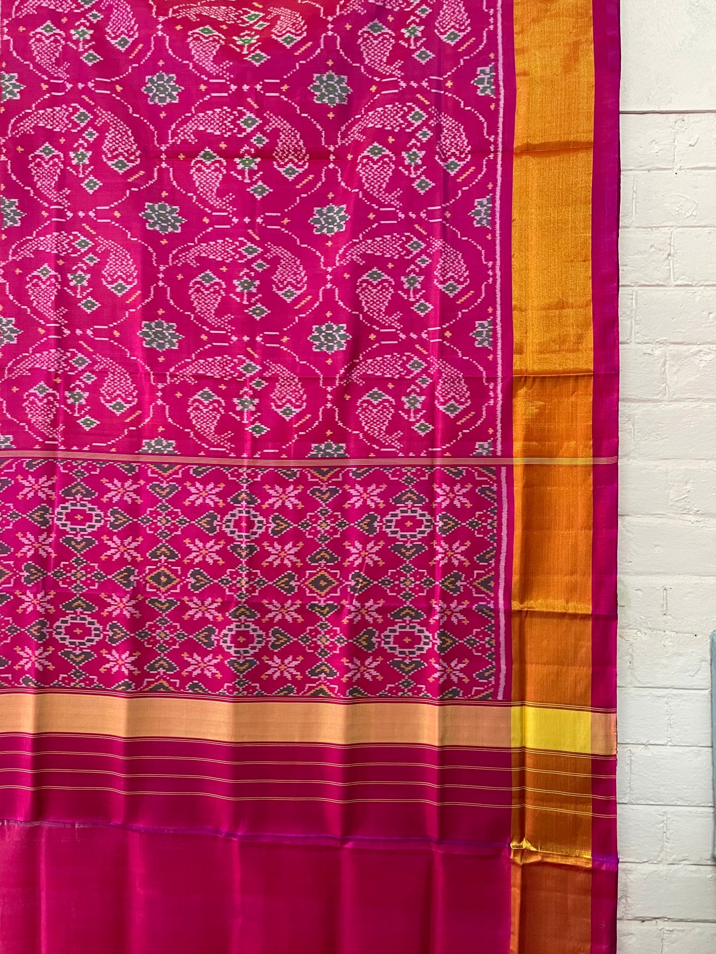 PATOLA SINGLE IKKAT SILK SAREE