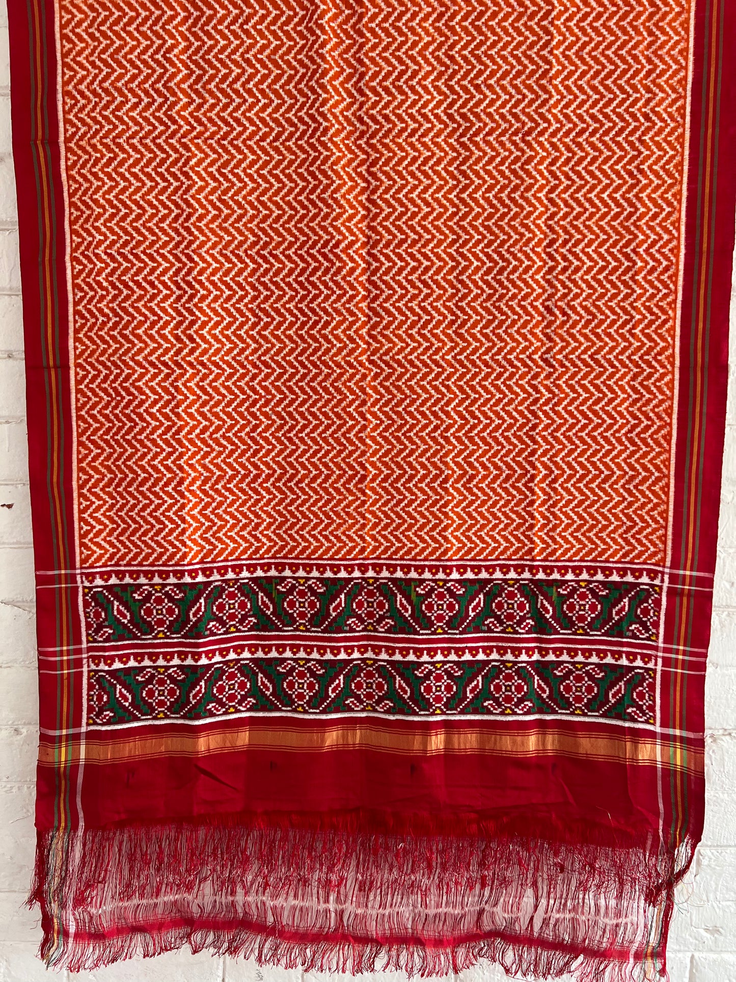 PATOLA DOUBLE IKKAT SILK DUPATTA